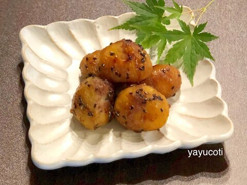 揚げずに簡単!大学栗